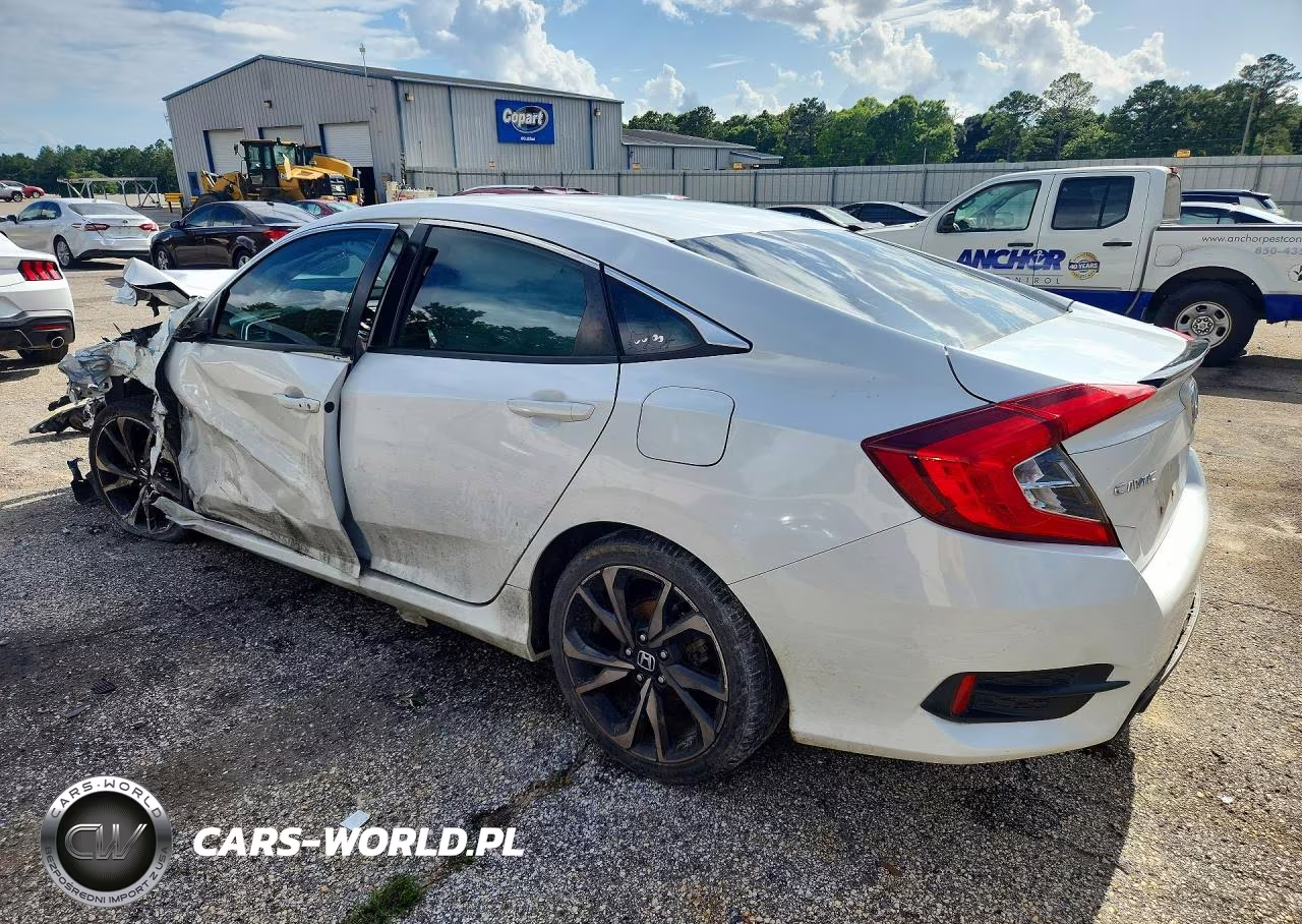 2020 Honda Civic Sport VIN:2HGFC2F8XLH585682 - 2