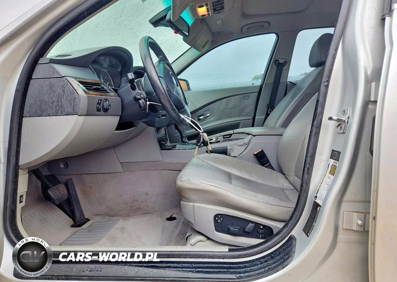 2005 BMW 525 I VIN:WBANA53585B855657 - 7