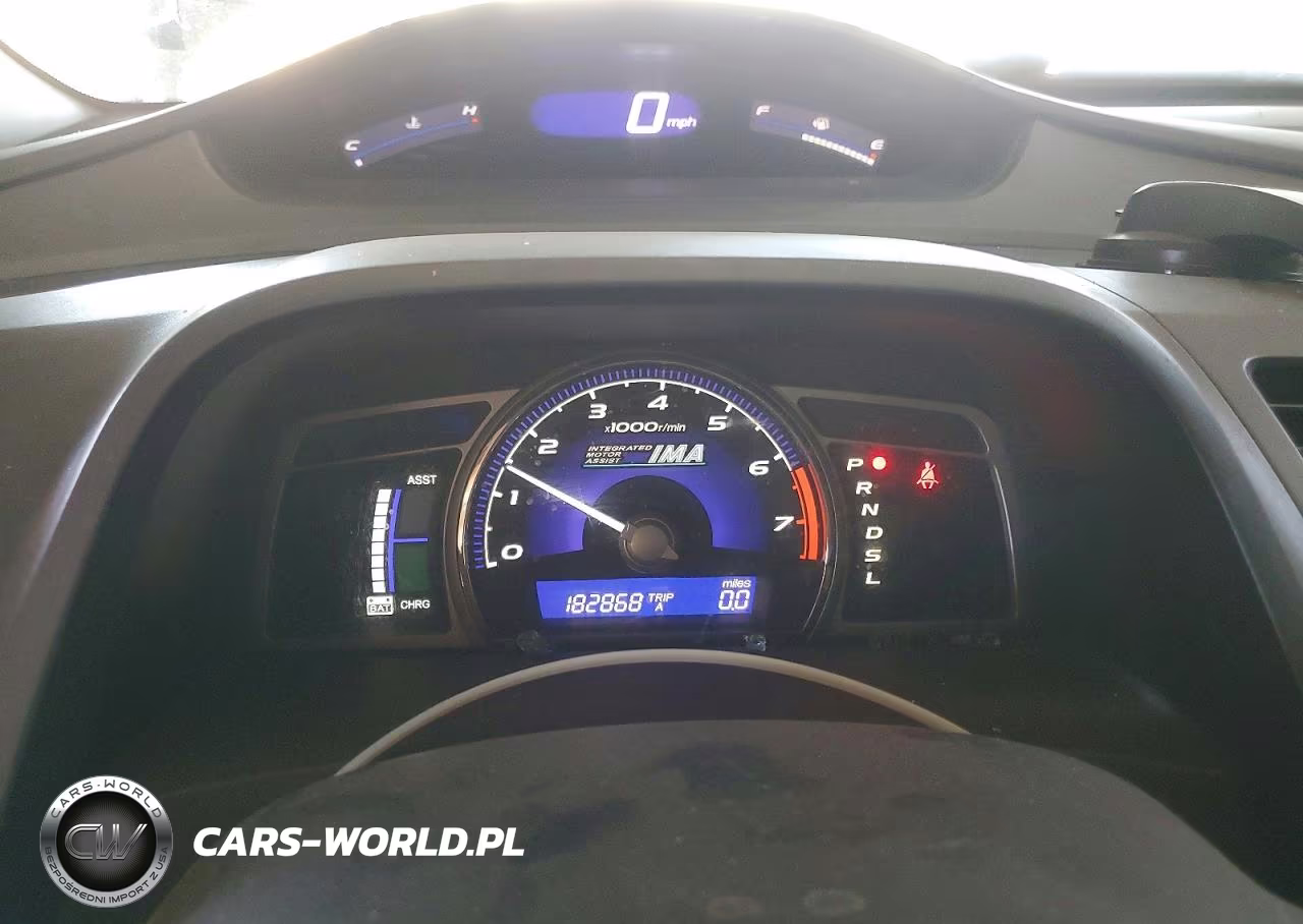 2008 Honda Civic Hybrid VIN:JHMFA36288S004653 - 9