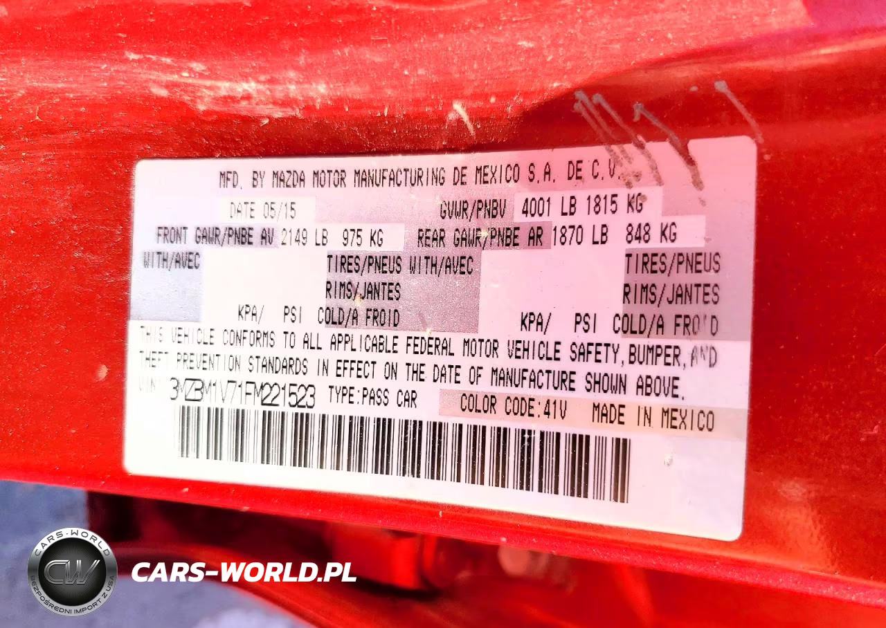 2015 Mazda 3 Touring VIN:3MZBM1V71FM221523 - 12