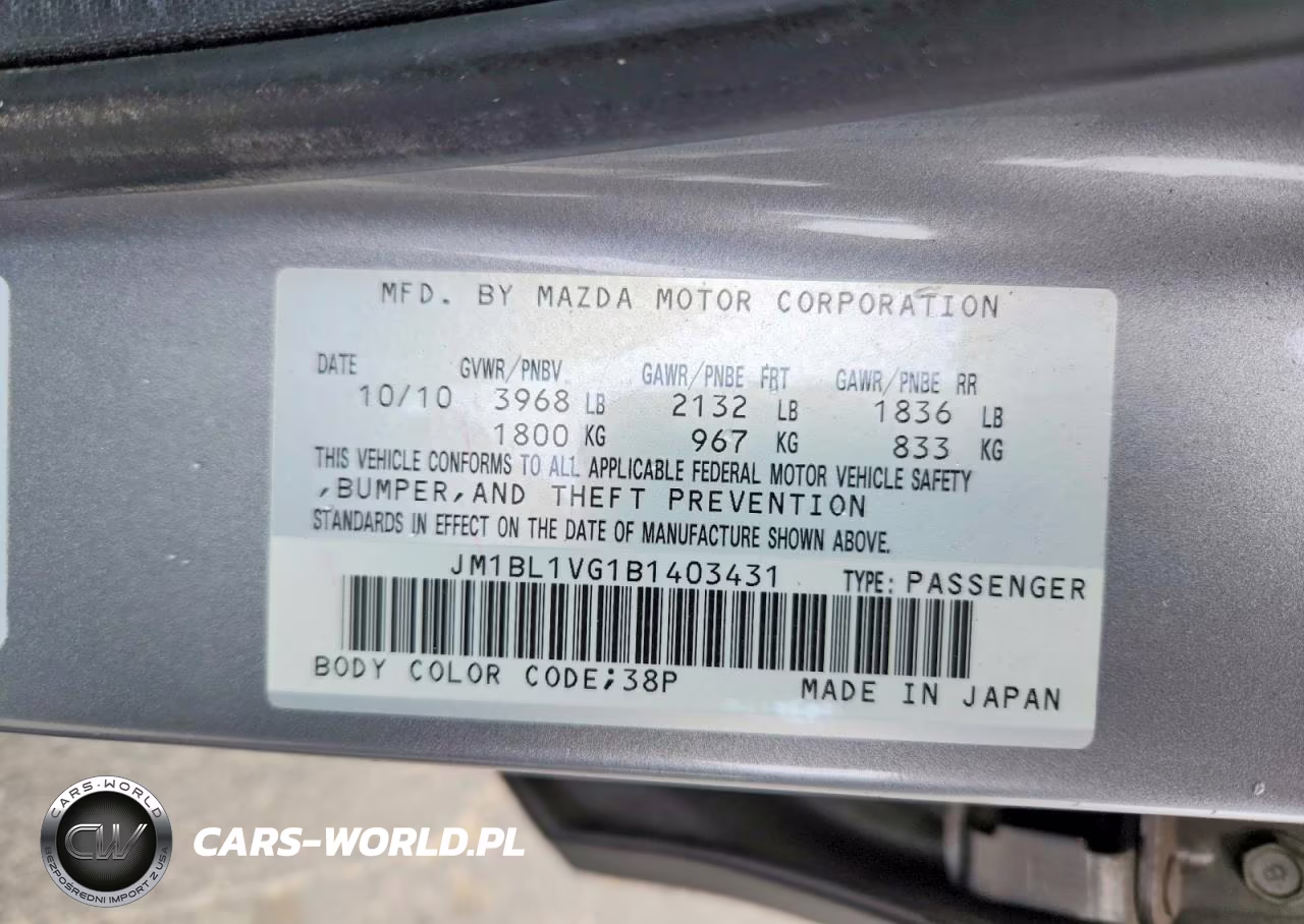 2011 Mazda 3 I VIN:JM1BL1VG1B1403431 - 13