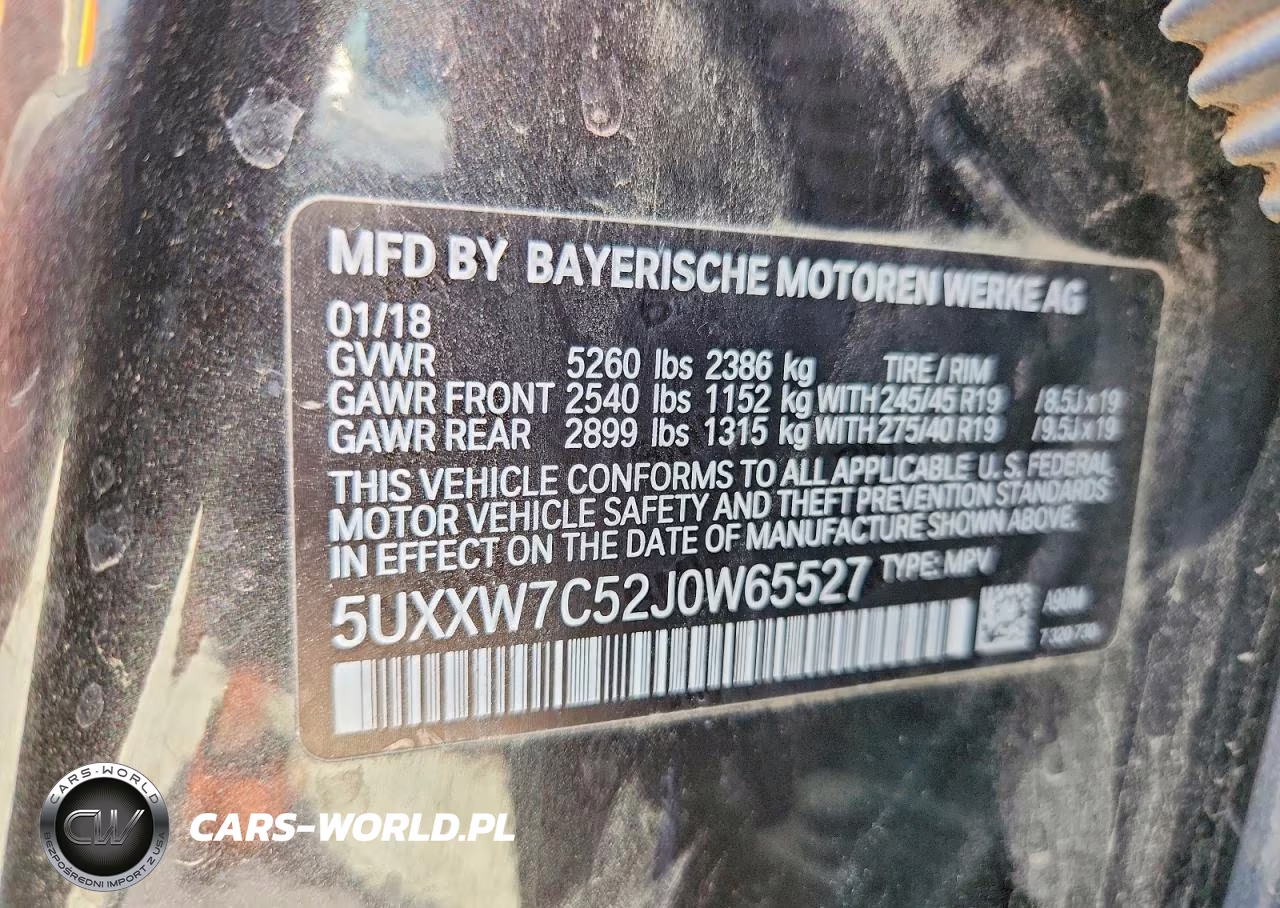 2018 BMW X4 xDrivem40I VIN:5UXXW7C52J0W65527 - 13