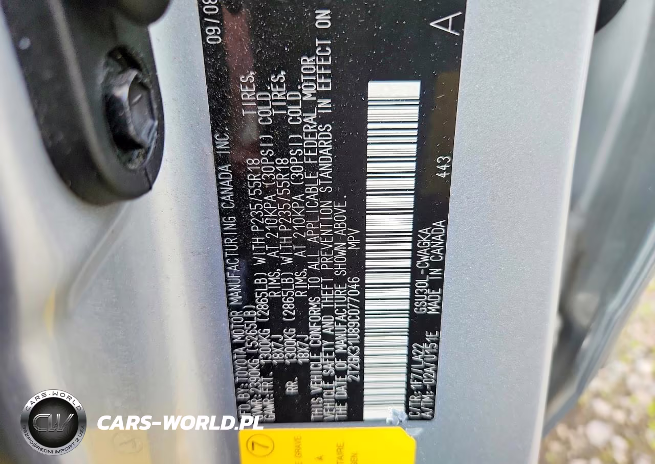 2009 Lexus Rx 350 VIN:2T2GK31U89C077046 - 13