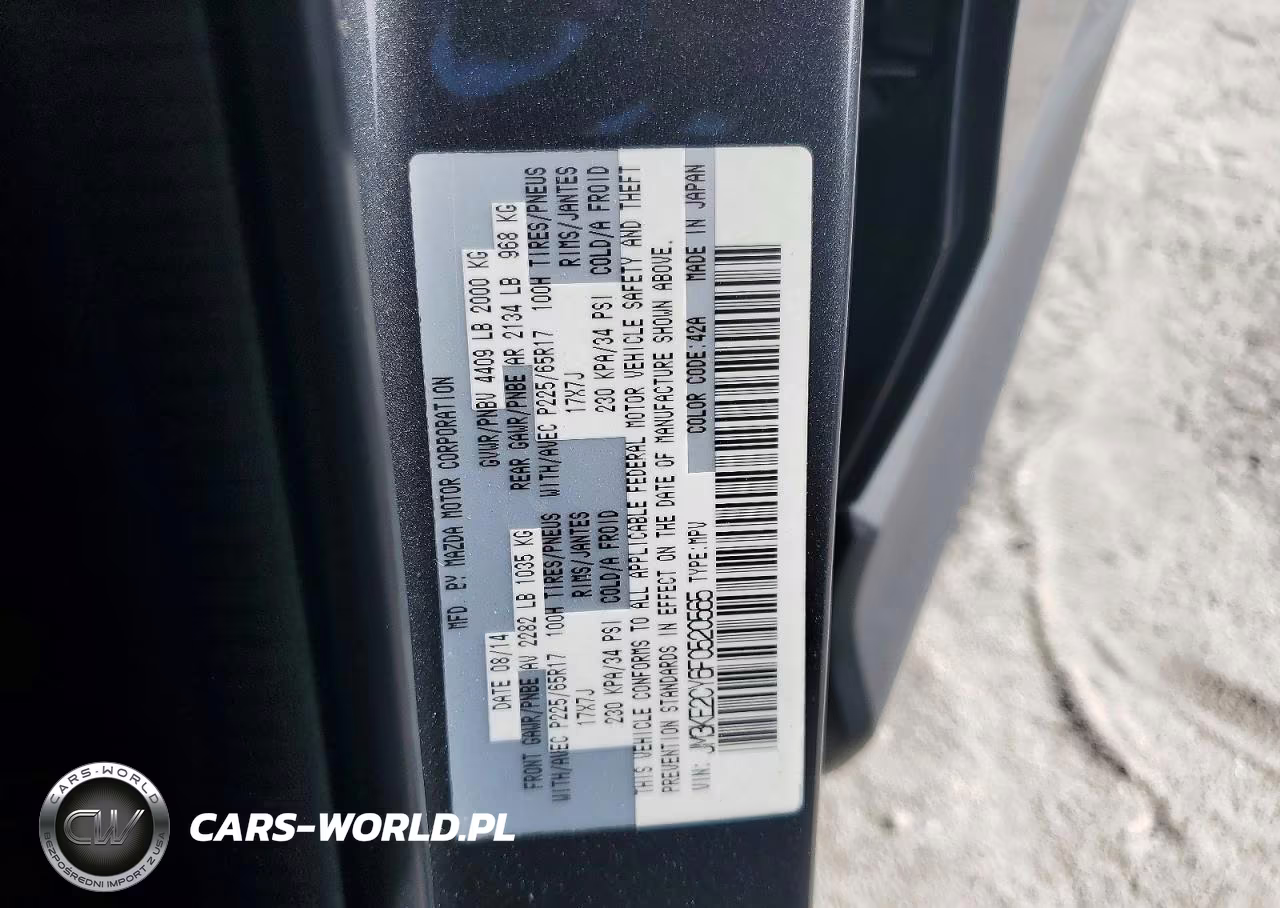 2015 Mazda Cx-5 Touring VIN:JM3KE2CY6F0520565 - 14