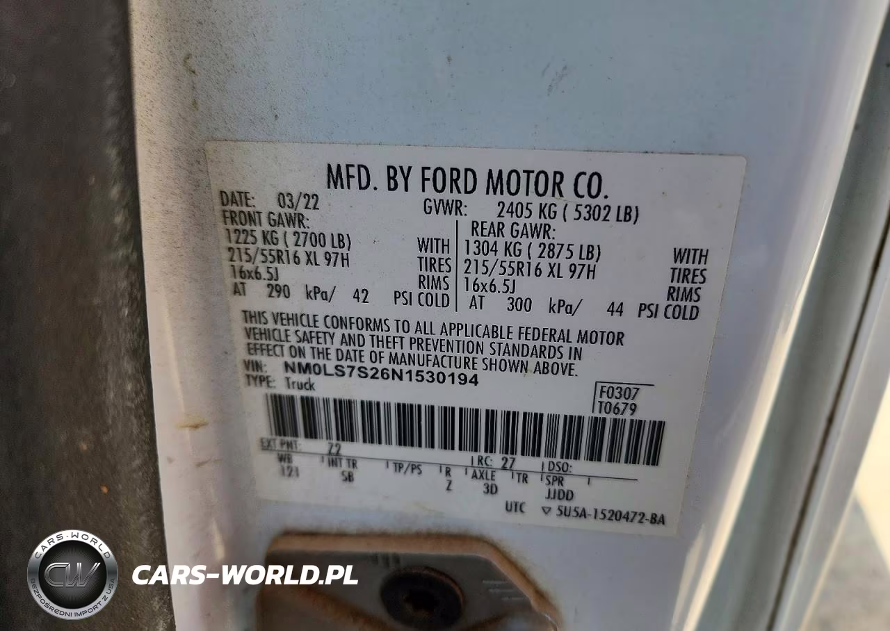 2022 Ford Transit Connect Xl Delivery Van VIN:NM0LS7S26N1530194 - 14