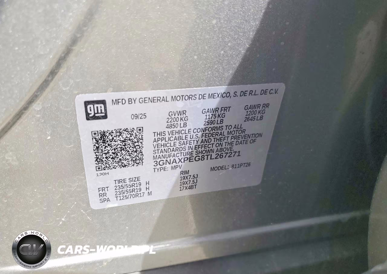 2026 Chevrolet Equinox Lt VIN:3GNAXPEG8TL267271 - 13