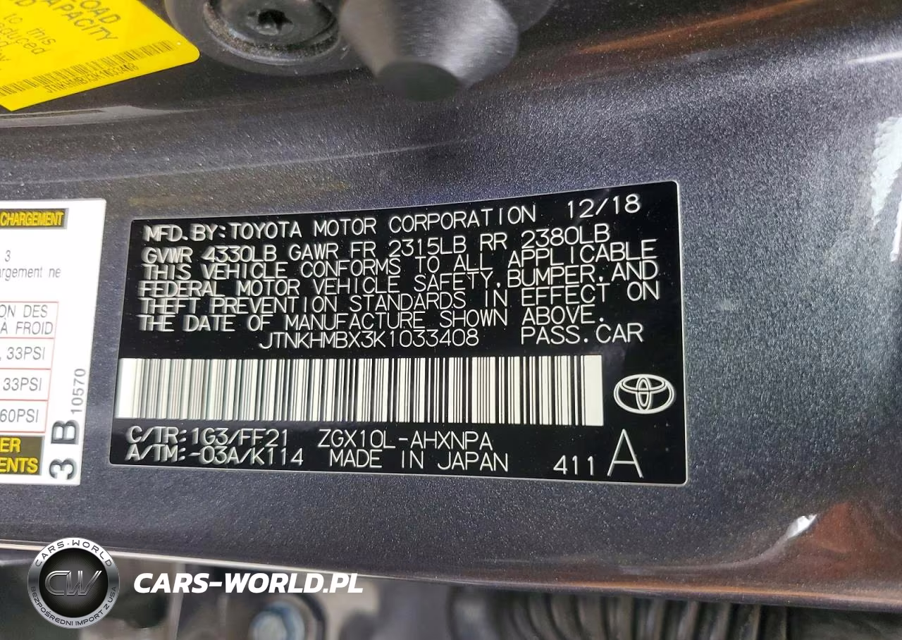2019 Toyota C-Hr Xle VIN:JTNKHMBX3K1033408 - 13