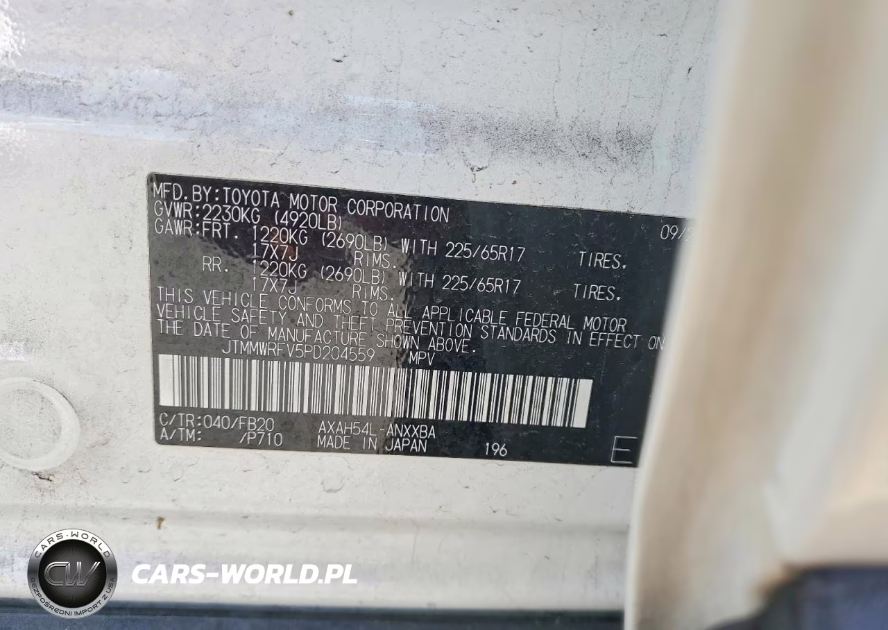 2023 Toyota Rav4 Hybrid Le VIN:JTMMWRFV5PD204559 - 13