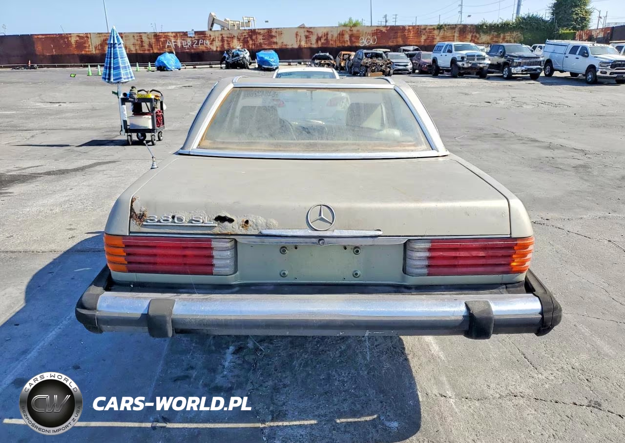 1982 Mercedes-Benz 380 Sl VIN:WDBBA45A7CB016184 - 6