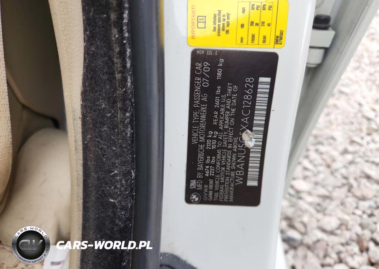 2010 BMW 528 I VIN:WBANU5C5XAC128628 - 12