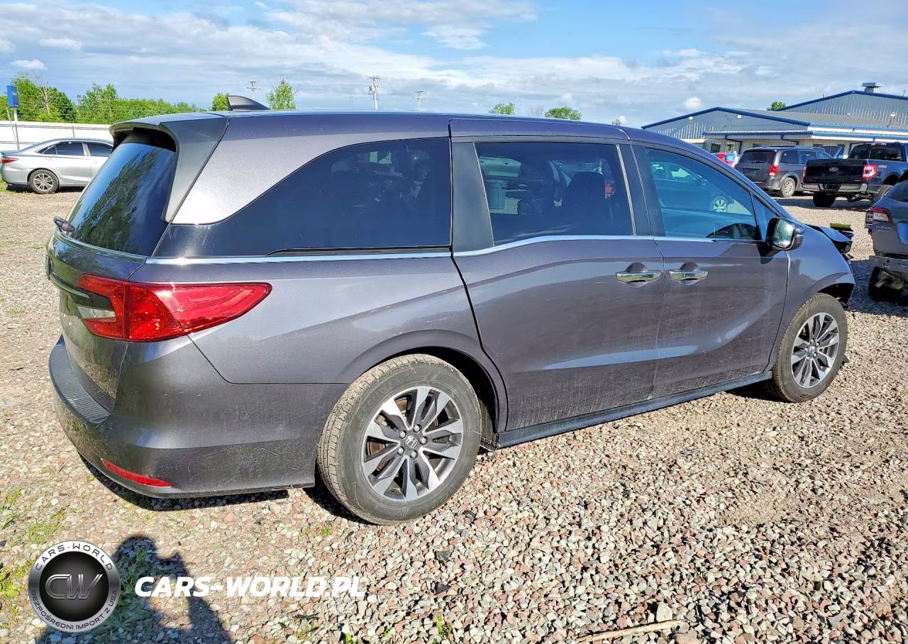 2022 Honda Odyssey Exl VIN:5FNRL6H71NB053205 - 3