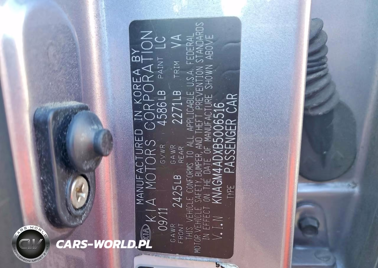 2011 Kia Optima Hybrid VIN:KNAGM4ADXB5006516 - 12