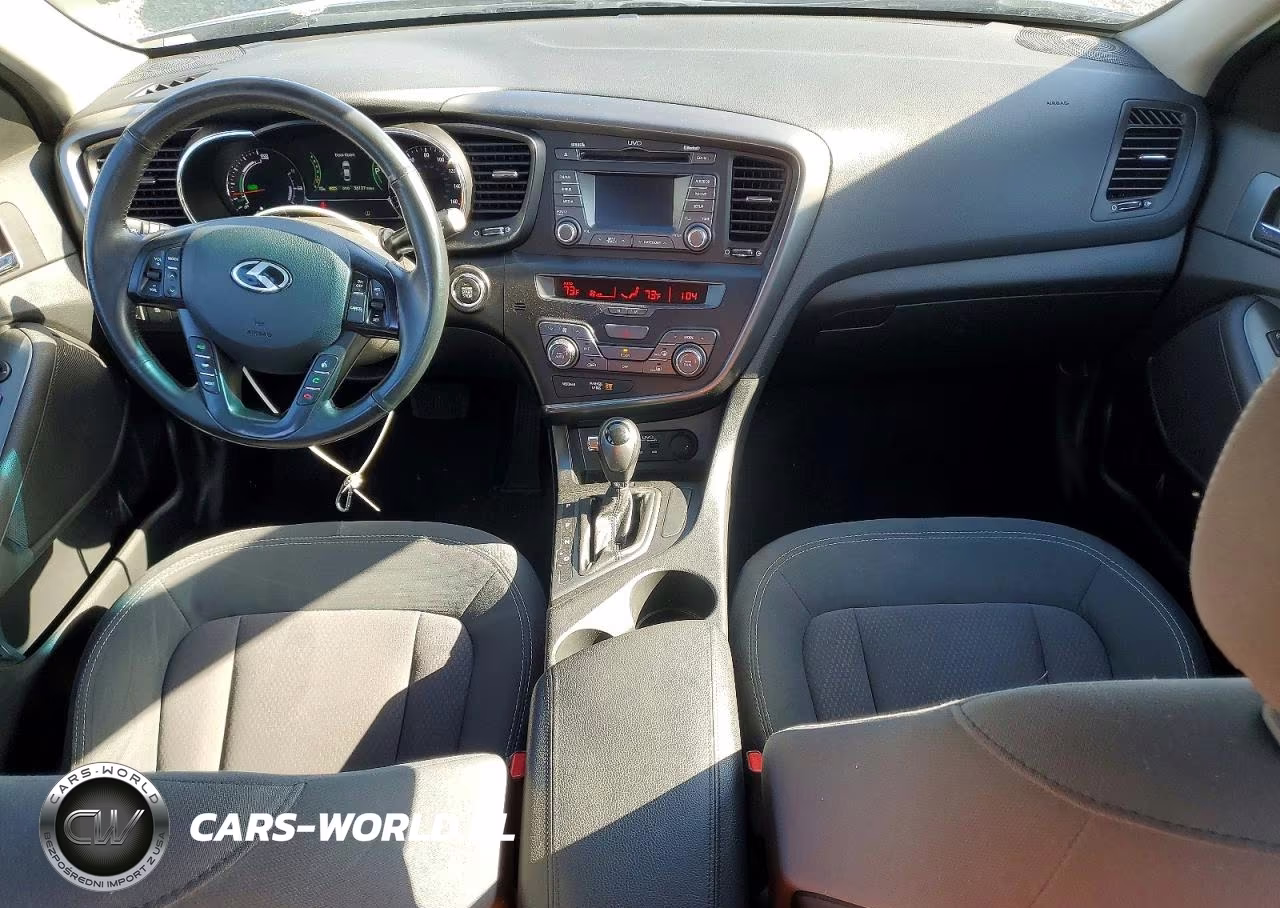 2011 Kia Optima Hybrid VIN:KNAGM4ADXB5006516 - 8