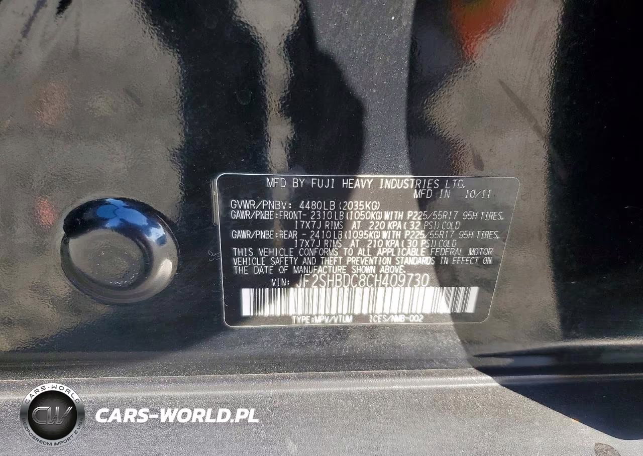 2012 Subaru Forester 2.5X Premium VIN:JF2SHBDC8CH409730 - 13