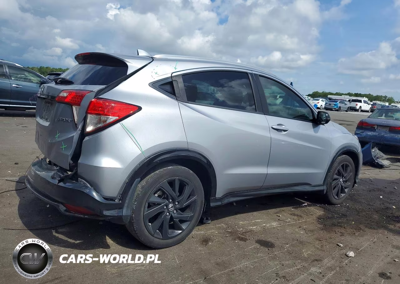 2022 Honda Hr-V Sport VIN:3CZRU5H19NM722751 - 3