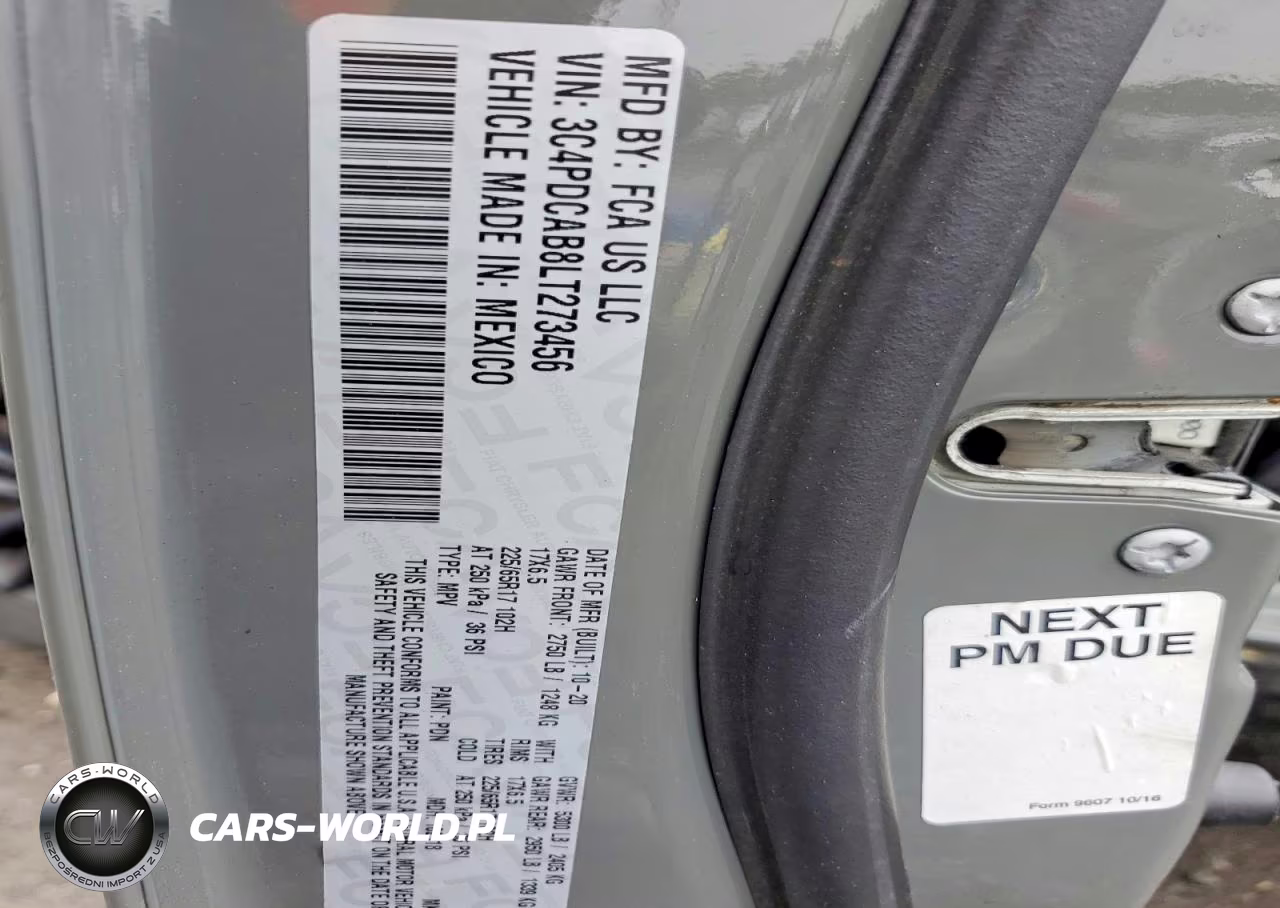 2020 Dodge Journey Se VIN:3C4PDCAB8LT273456 - 13