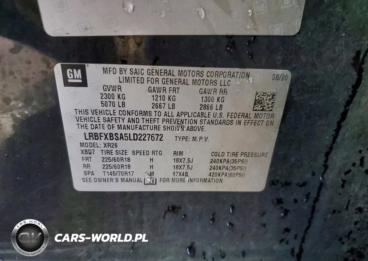 2020 Buick Envision Preferred VIN:LRBFXBSA5LD227672 - 14