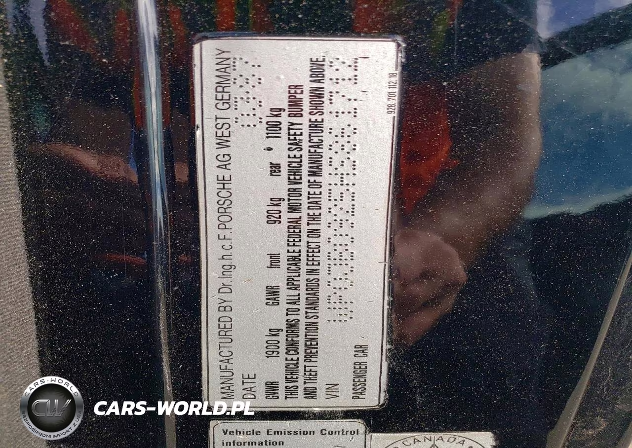 1987 Porsche 928 S VIN:WP0JB0925HS861712 - 13