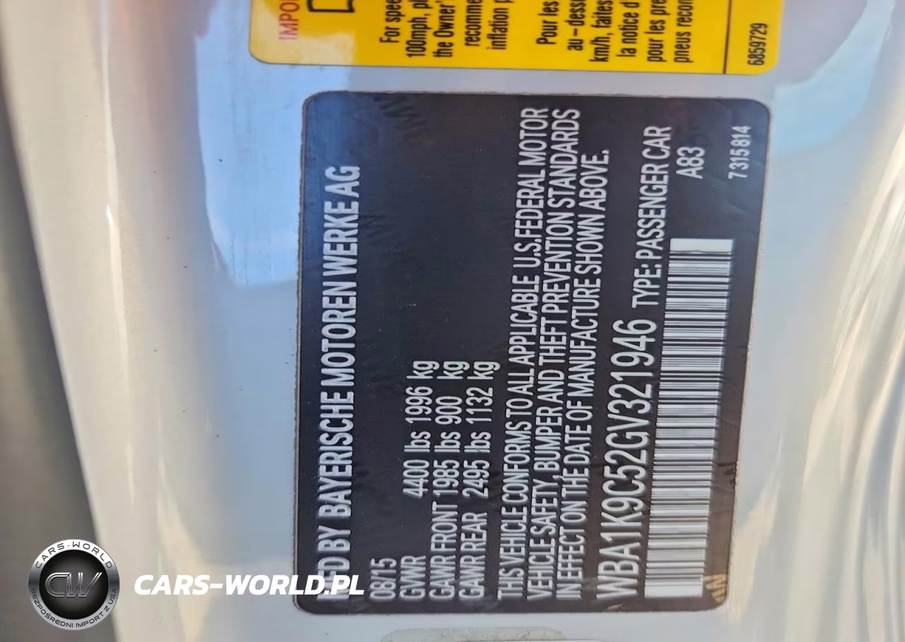 2016 BMW 228 I Sulev VIN:WBA1K9C52GV321946 - 12