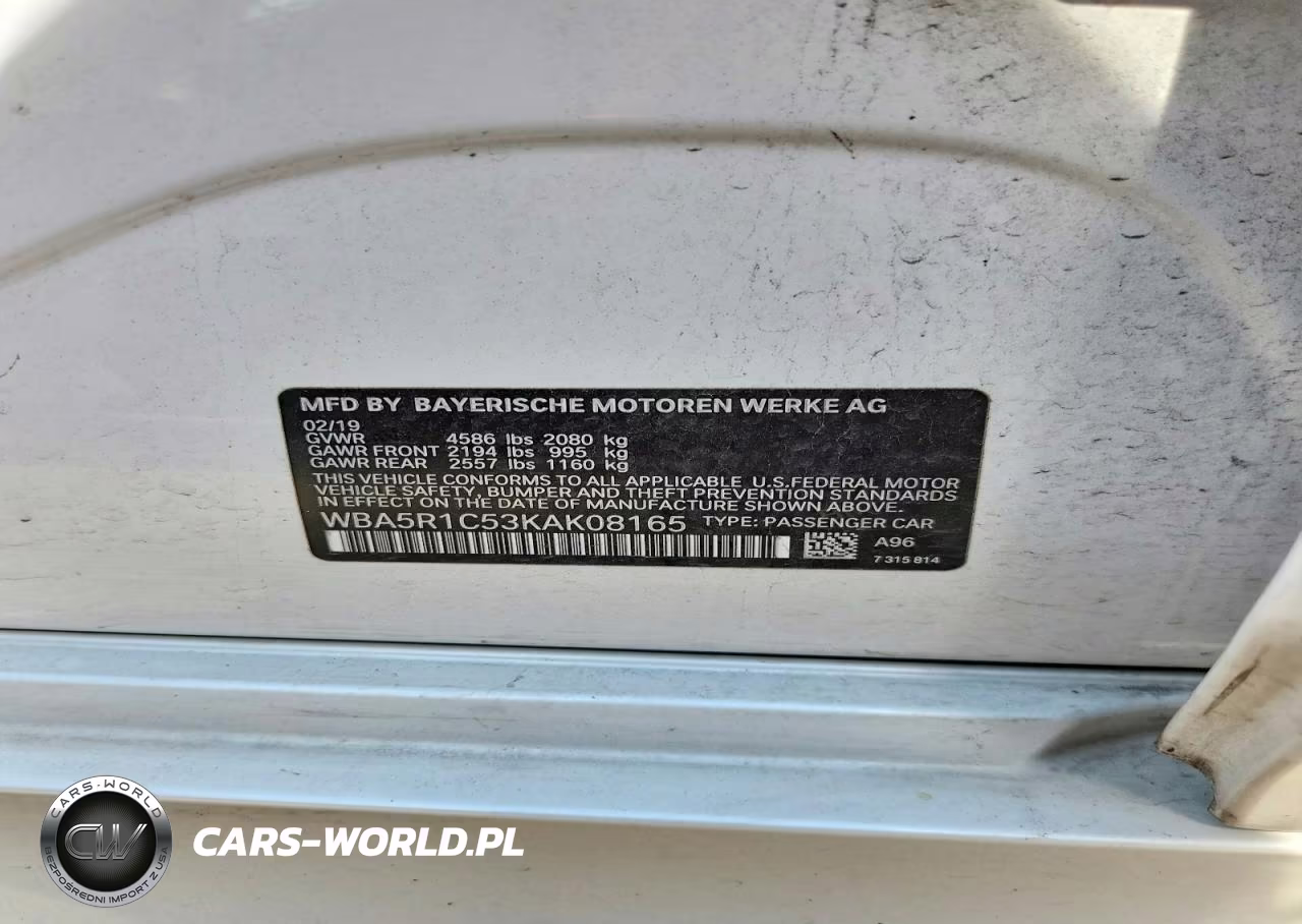 2019 BMW 330I VIN:WBA5R1C53KAK08165 - 12