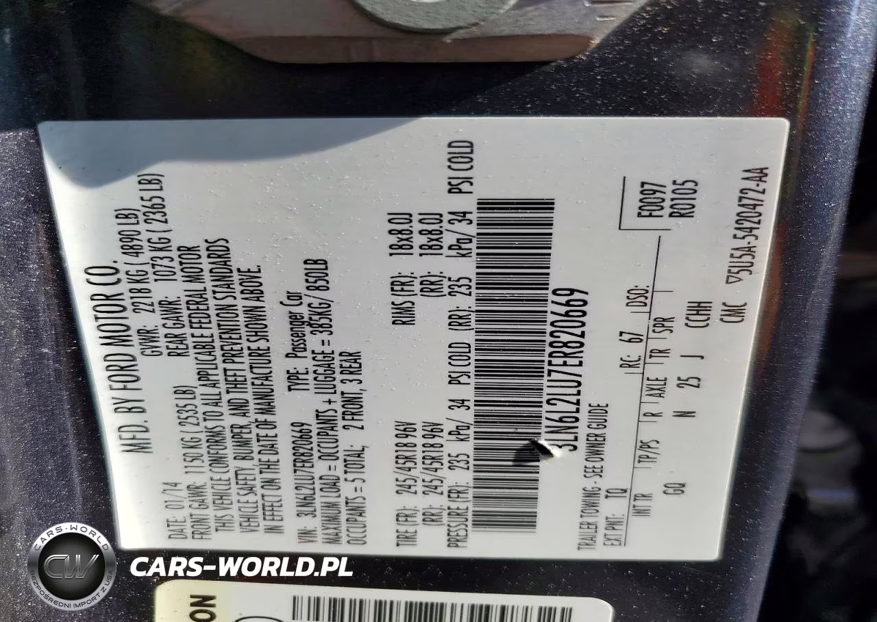 2014 Lincoln Mkz Hybrid VIN:3LN6L2LU7ER820669 - 12