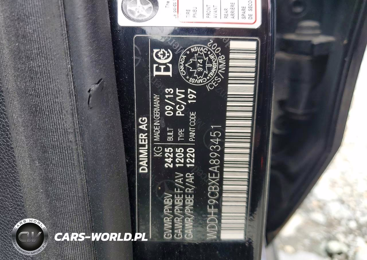 2014 Mercedes-Benz E 63 Amg VIN:WDDHF9CBXEA893451 - 12