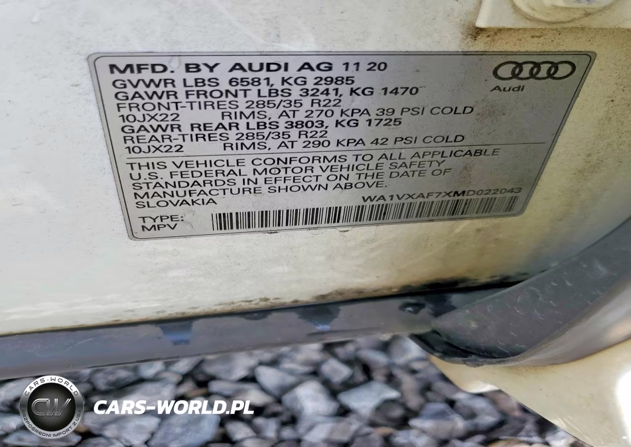2021 Audi Q7 Prestige VIN:WA1VXAF7XMD022043 - 13