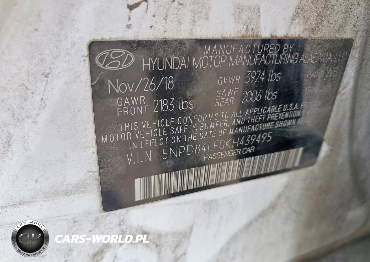 2019 Hyundai Elantra Sel VIN:5NPD84LF0KH439495 - 13