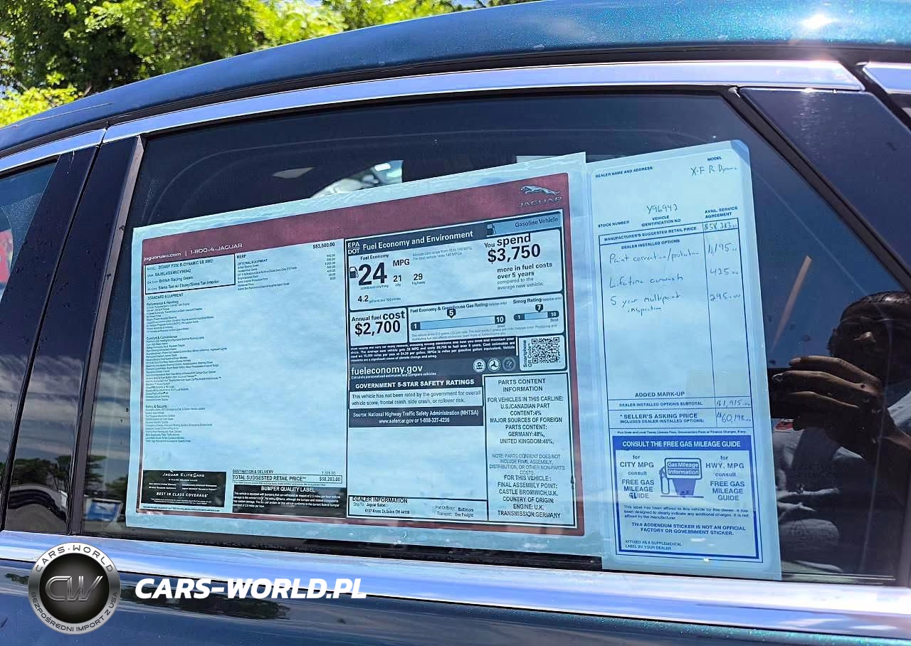 2024 Jaguar Xf R-Dynamic Se VIN:SAJBL4GX4RCY96942 - 12