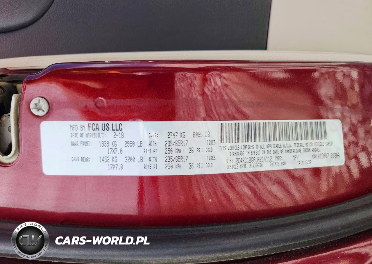 2018 Chrysler Pacifica Touring L VIN:2C4RC1BG8JR214112 - 13
