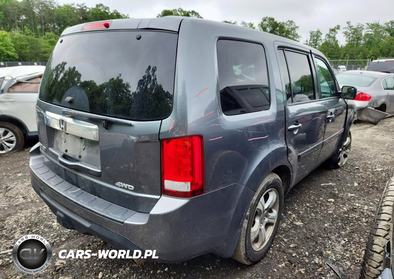2013 Honda Pilot Exl VIN:5FNYF4H59DB014530 - 3