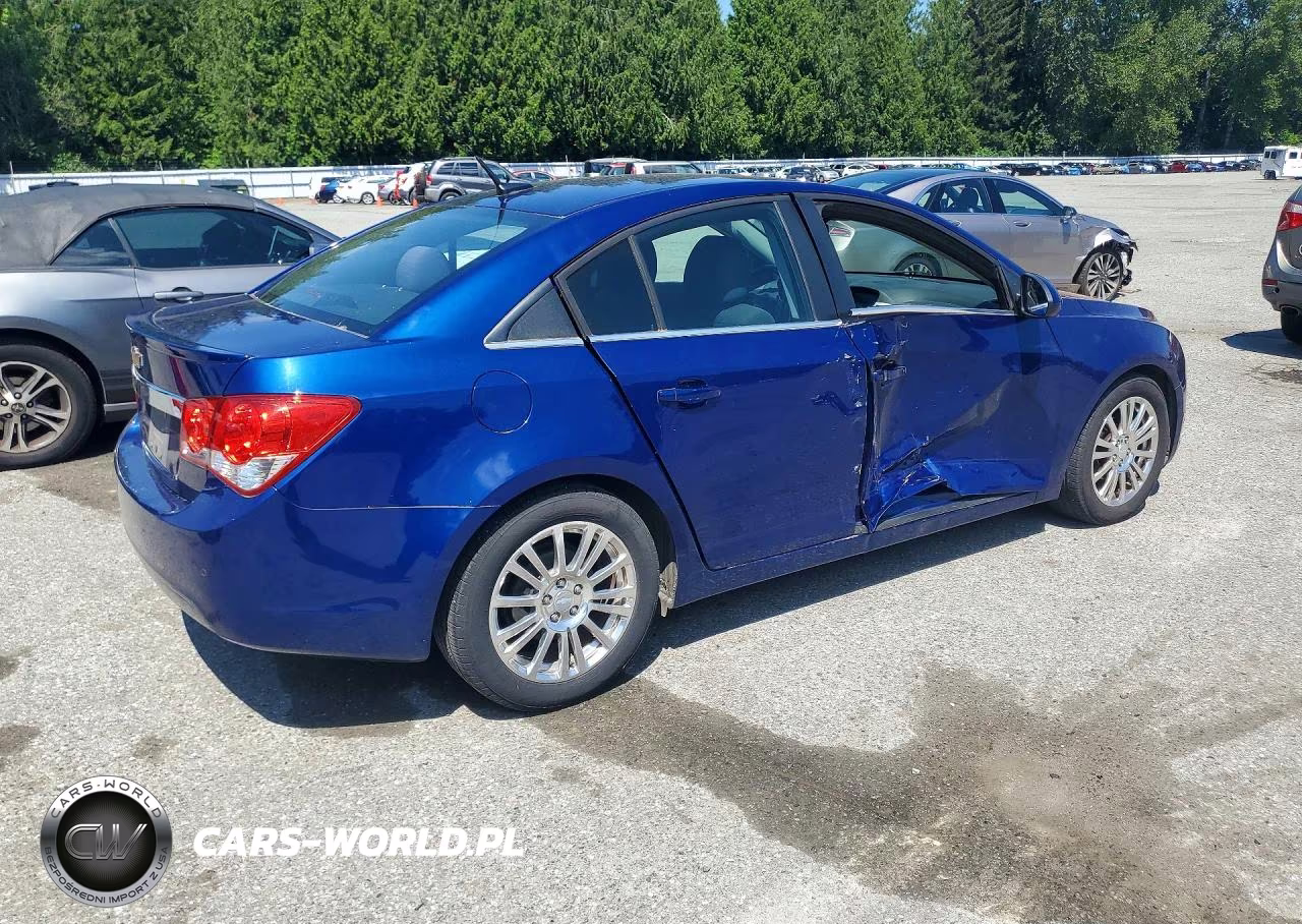 2012 Chevrolet Cruze Eco VIN:1G1PJ5SC4C7339154 - 3
