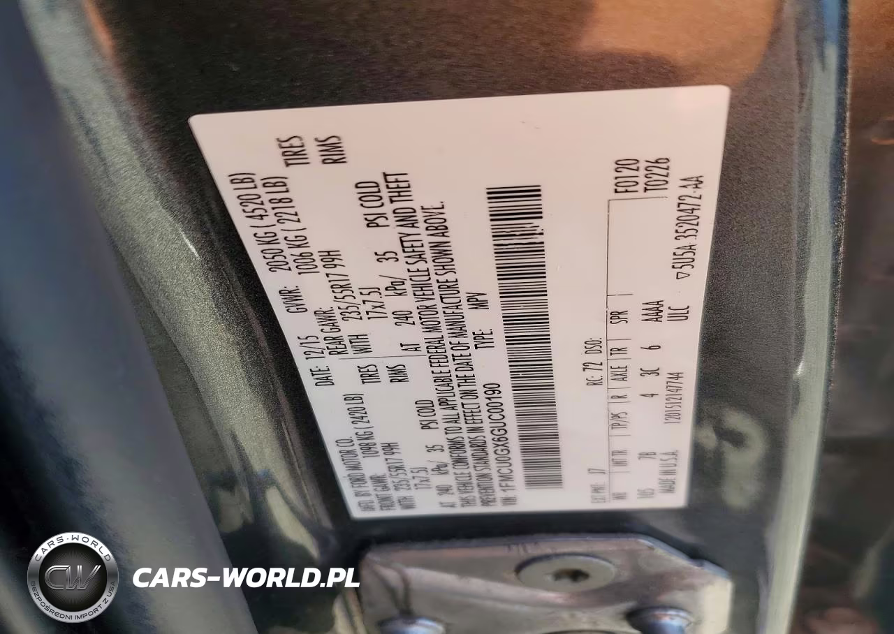 2013 Ford Escape VIN:1FMCU0GX6GUC00190 - 13