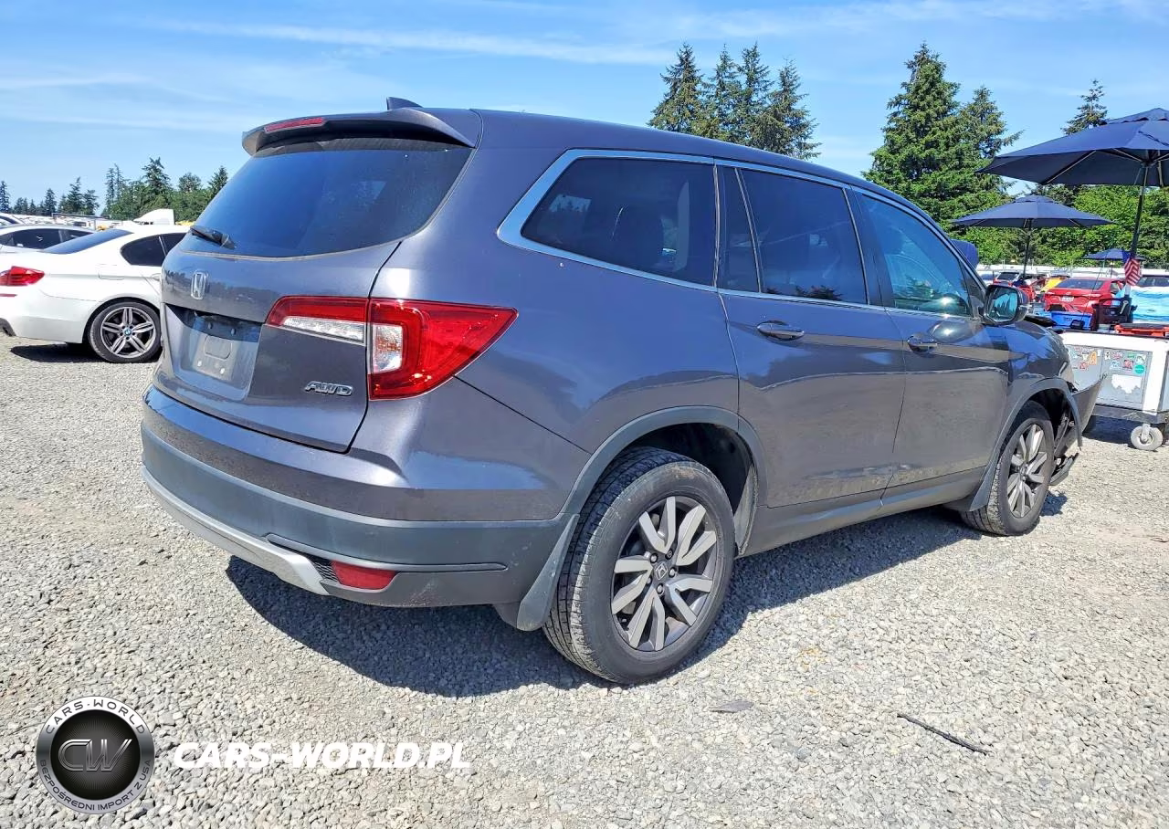 2019 Honda Pilot Exl VIN:5FNYF6H52KB056630 - 3