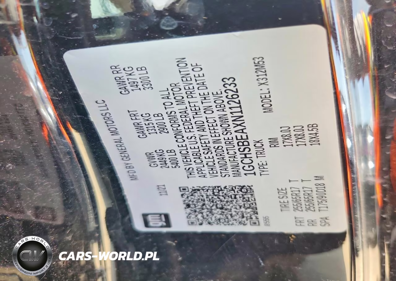 2022 Chevrolet Colorado VIN:1GCHSBEAXN1126233 - 12