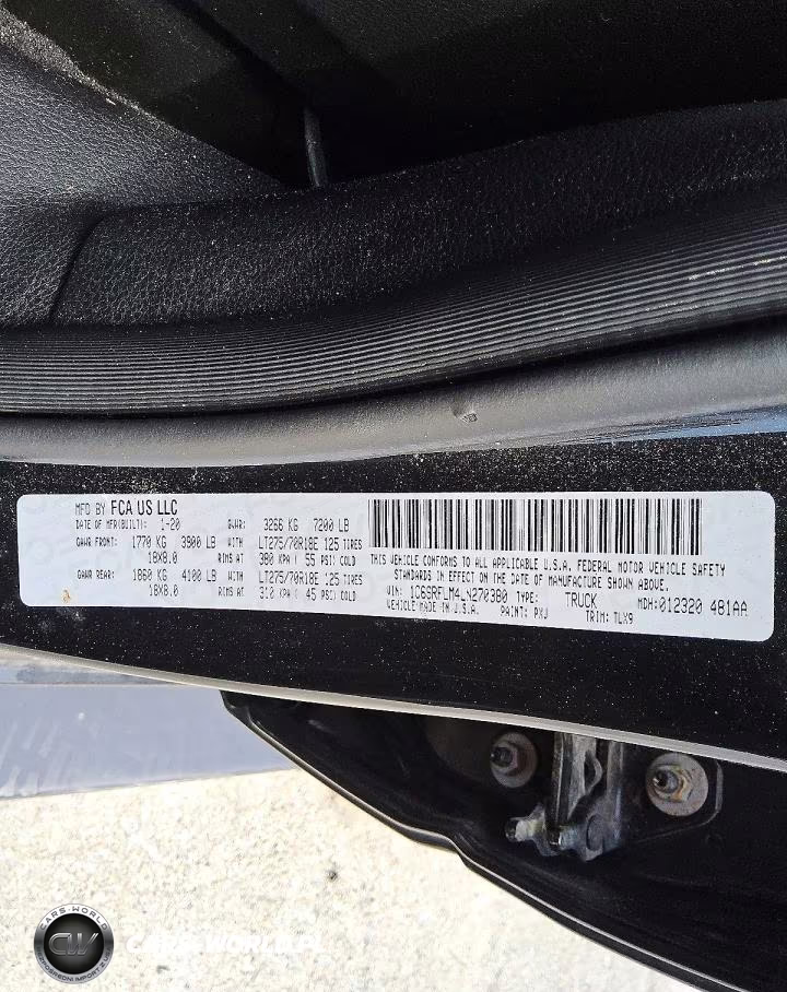2020 Ram 1500 Rebel VIN:1C6SRFLM4LN270380 - 13
