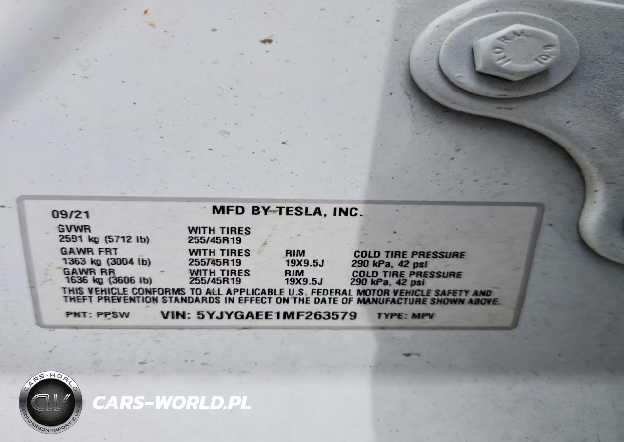 2021 Tesla Model Y VIN:5YJYGAEE1MF263579 - 13