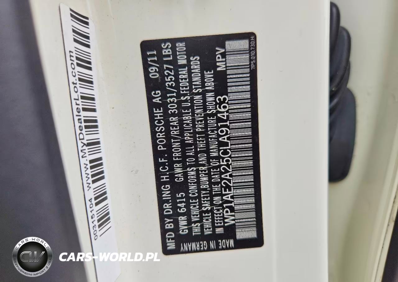 2012 Porsche Cayenne S Hybrid VIN:WP1AE2A25CLA91463 - 13