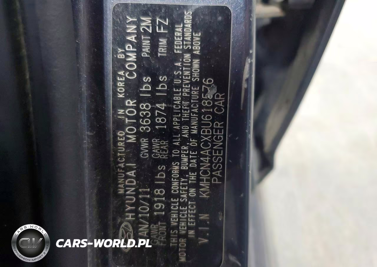 2011 Hyundai Accent Gls VIN:KMHCN4ACXBU618576 - 13