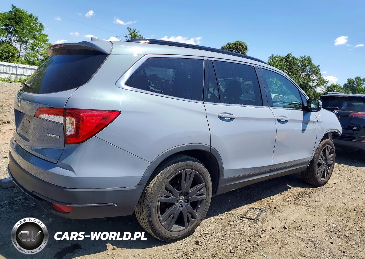 2022 Honda Pilot Se VIN:5FNYF5H29NB027159 - 3