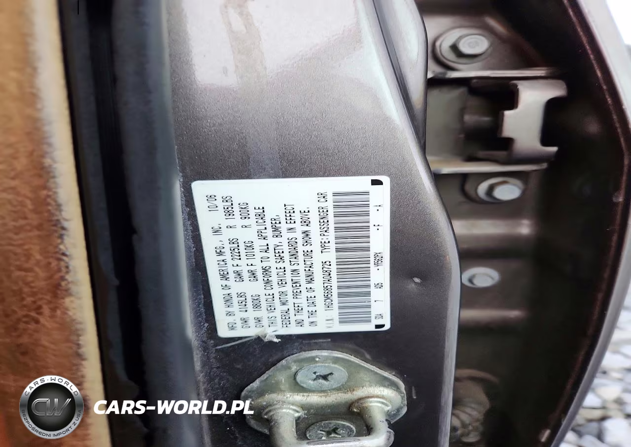 2007 Honda Accord Ex VIN:1HGCM56857A048725 - 12