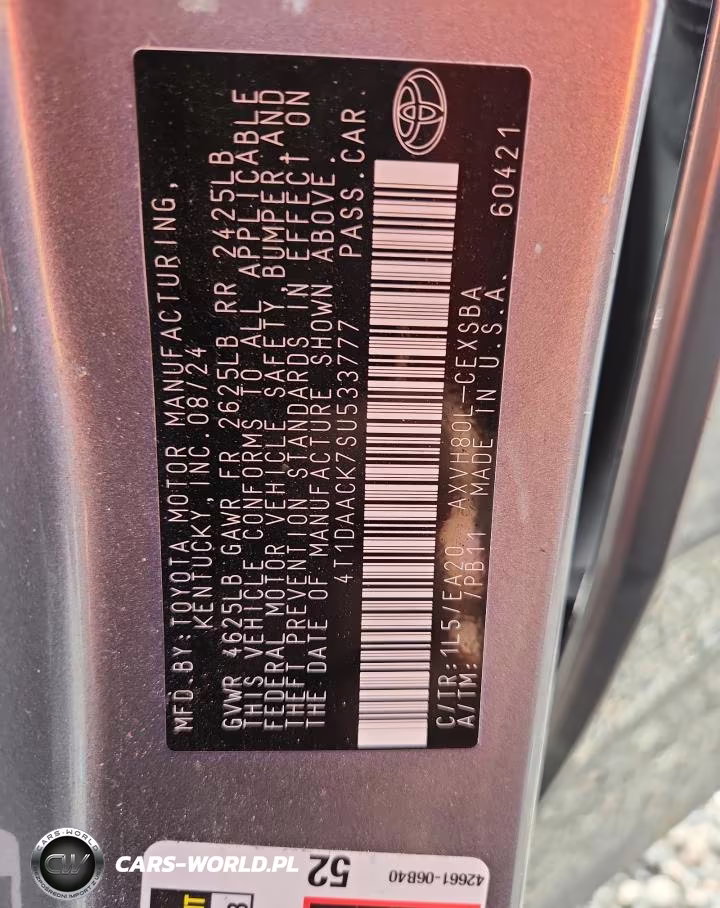 2025 Toyota Camry Se VIN:4T1DAACK7SU533777 - 12