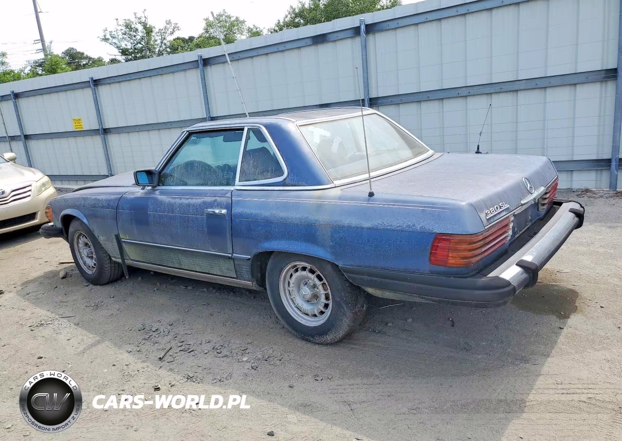 1984 Mercedes-Benz 380 Sl VIN:WDBBA45A1EA011426 - 2