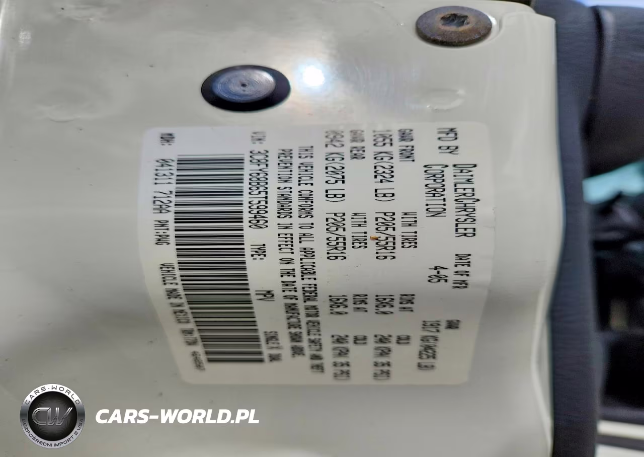 2005 Chrysler Pt Cruiser Limited VIN:3C8FY68B65T599460 - 12