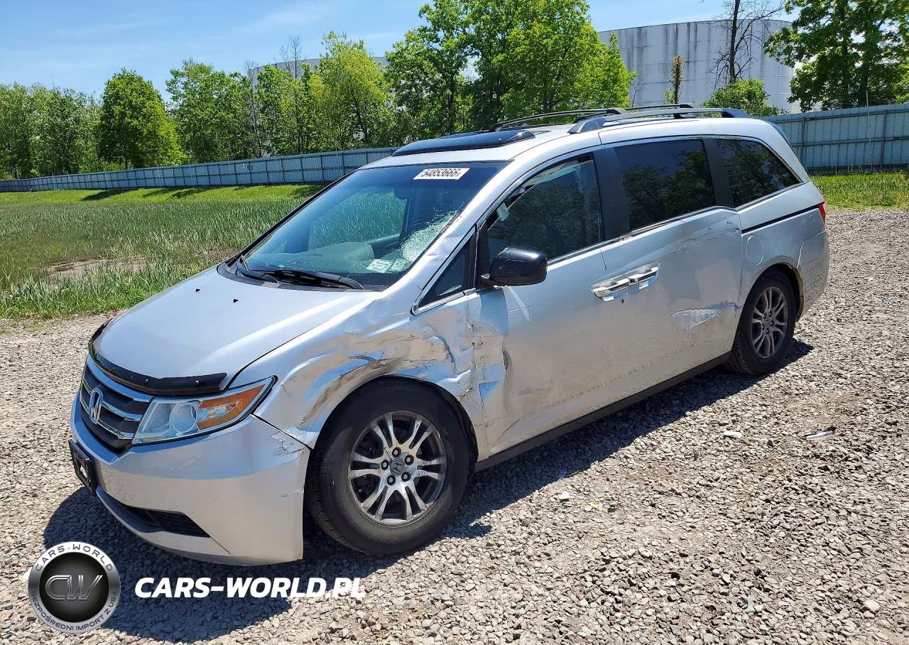 2011 Honda Odyssey Exl VIN:5FNRL5H61BB028043 - 1