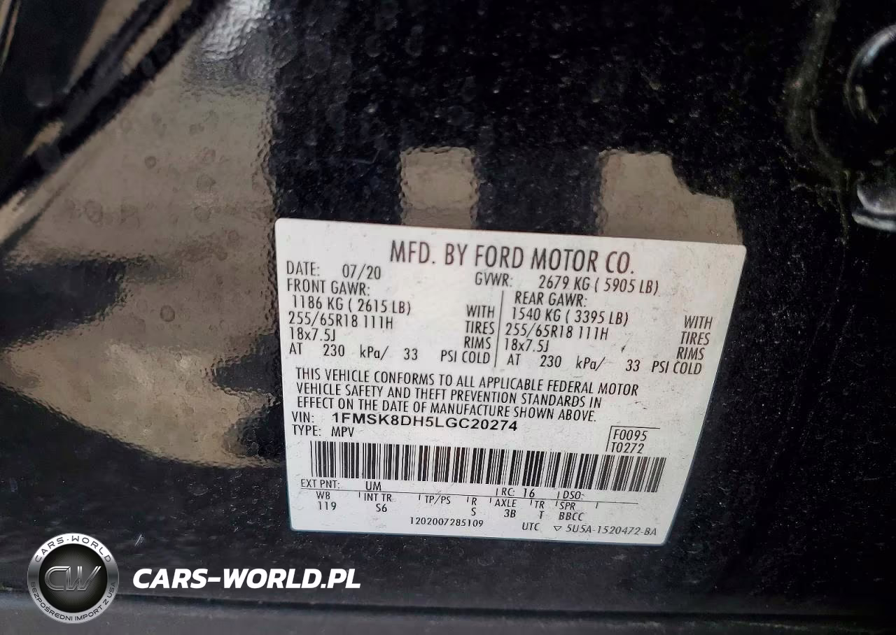 2020 Ford Explorer Xlt VIN:1FMSK8DH5LGC20274 - 13