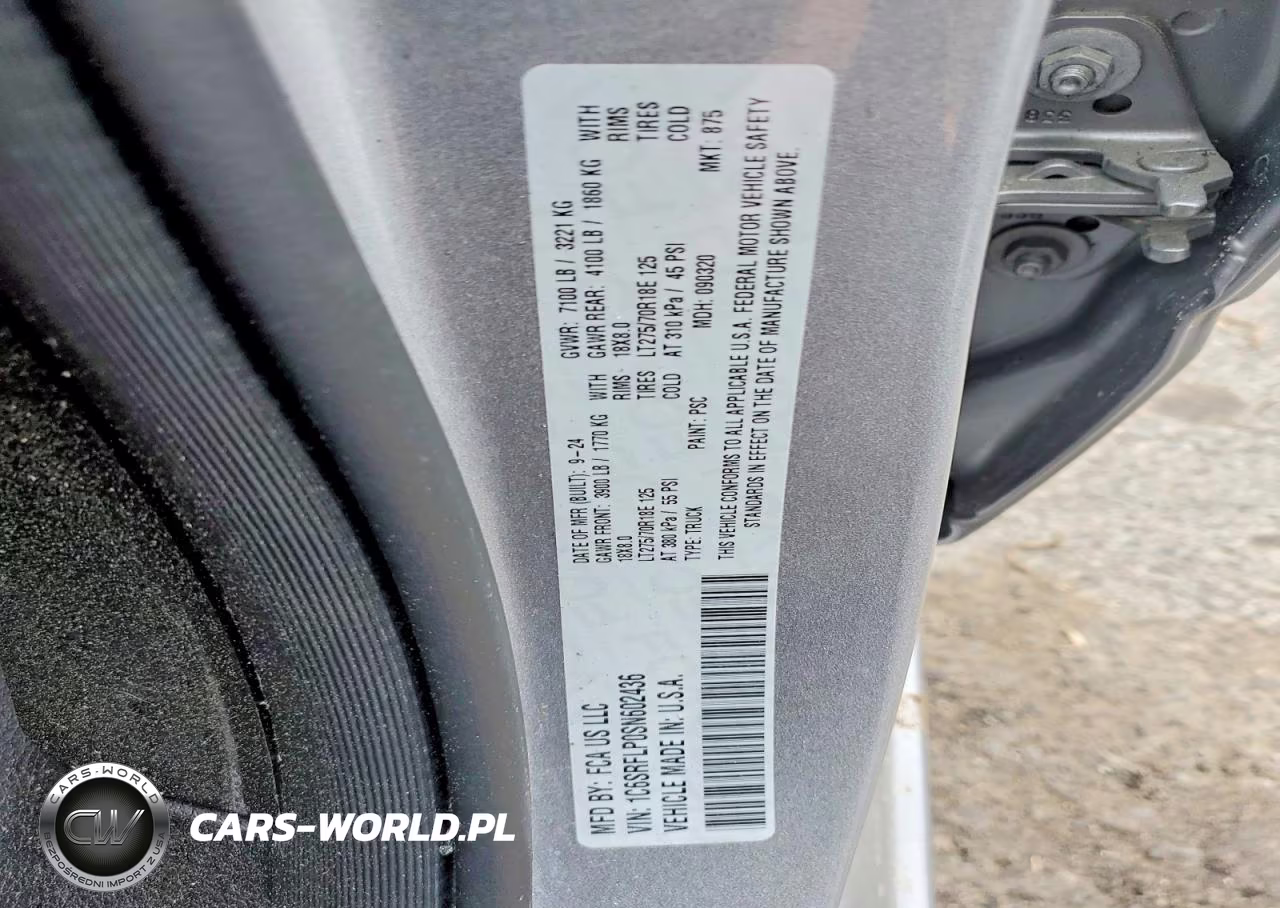 2025 Ram 1500 Rebel VIN:1C6SRFLP0SN602436 - 13