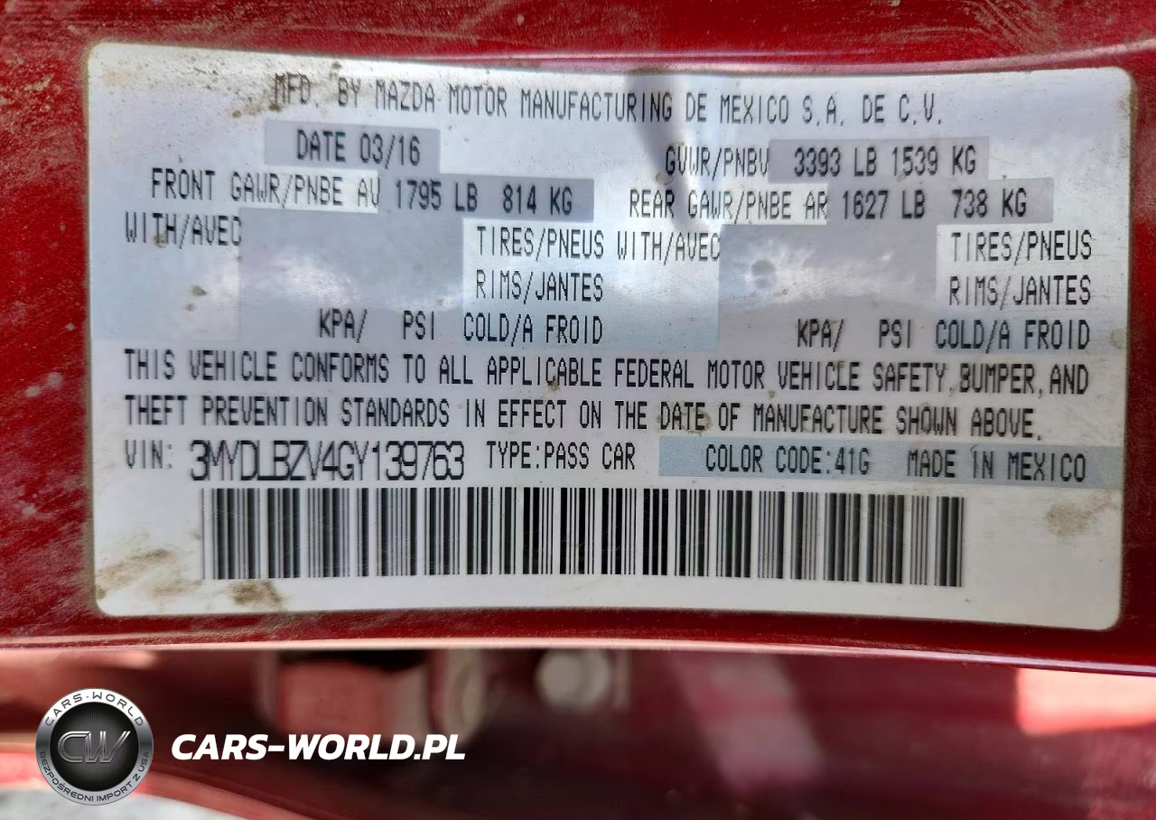 2016 Scion Ia Base VIN:3MYDLBZV4GY139763 - 12