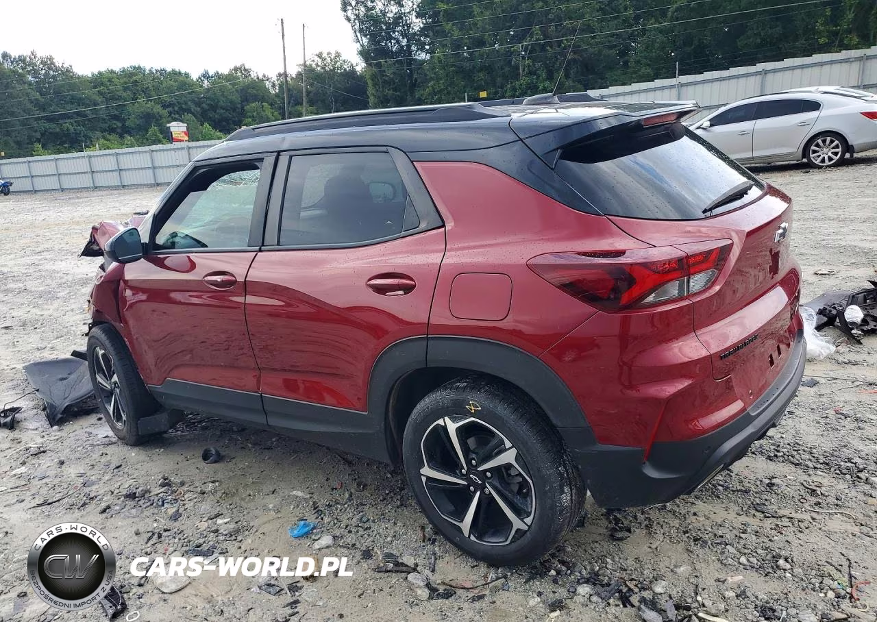 2022 Chevrolet Trailblazer Rs VIN:KL79MTSL3NB022555 - 2