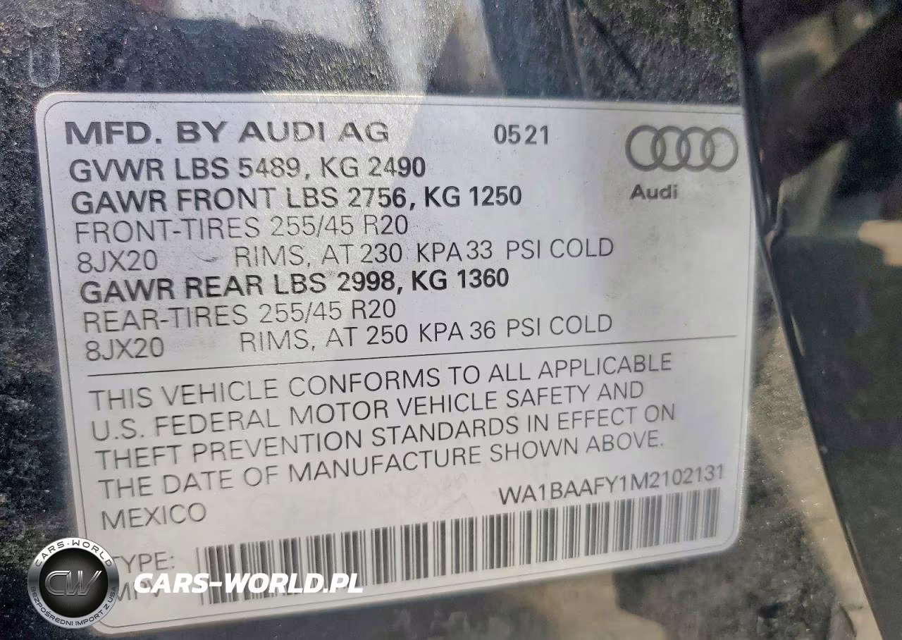 2021 Audi Q5 Premium Plus VIN:WA1BAAFY1M2102131 - 13